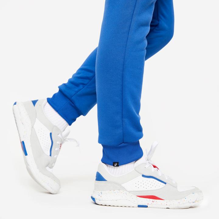 Produktbild Domyos Jogginghose Kinder - Synthetik warm atmungsaktiv blau (6, 7, 8)