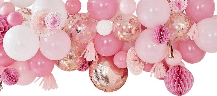 Produktbild Ginger Ray Box mit Ballons und Partydekoration in Rosa