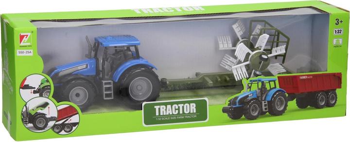 Actual product image Tractor with hay tedder 1:32