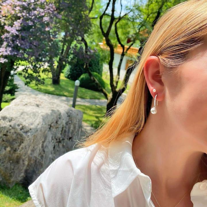 Actual product image Candy Earrings Ronda, 925 Sterling Silver (925 sterling silver, 925 Sterling silver)