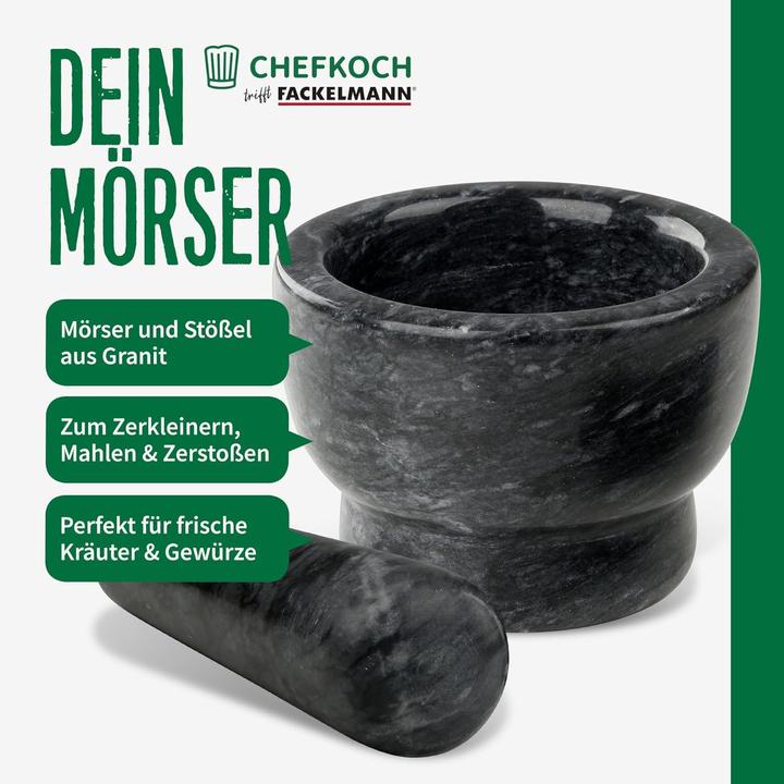 Image du produit Fackelmann Chefkoch Mörser mit Stössel