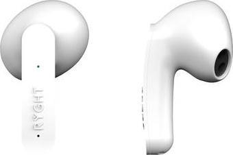 Image du produit Ryght Casque intra-auriculaire MINO Bluetooth® stéréo Microphone blanc Réduction du bruit Indicateur de (ANC, Filaire)