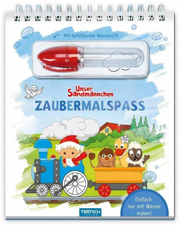 Produktbild Unser Sandmännchen Zaubermalspass mit Wasserstift