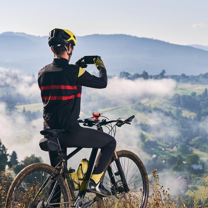 Image du produit Relaxdays Support de téléphone portable pour vélo