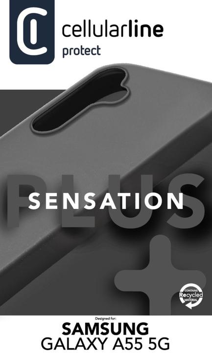 Produktbild Cellularline Sensation Case für Samsung A55 5G Black (Samsung Galaxy A55)