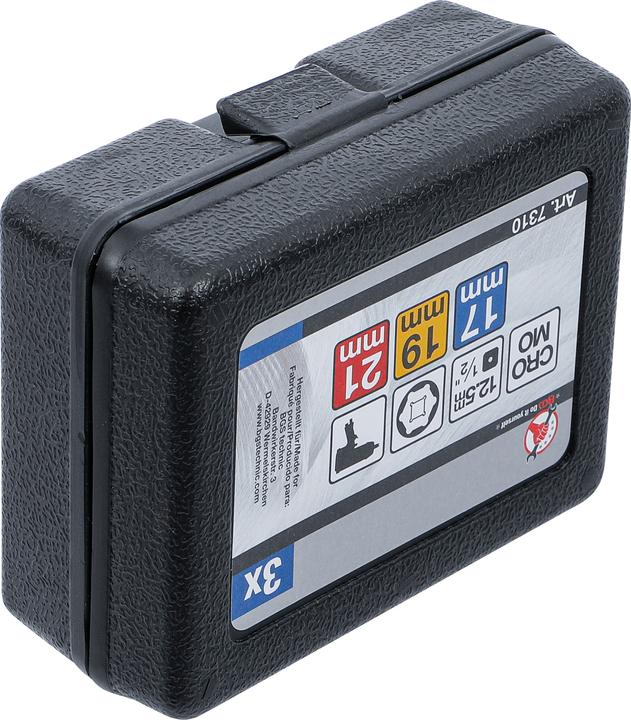 Produktbild BGS Kraft-Schoneinsatz-Satz (17 mm, 19 mm, 21 mm)