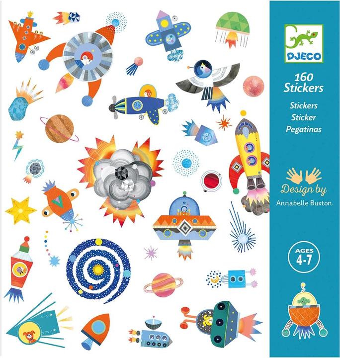 Produktbild Djeco Sticker Weltraum