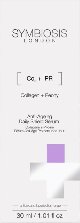 Actual product image Symbiosis Collagen + Peony) Anti-Aging Day Protection Serum (30 ml)