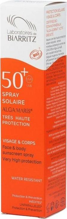 Produktbild Laboratoires de Biarritz Sonnenspray (Sonnenspray, SPF 50+, 100 ml, 149 g)