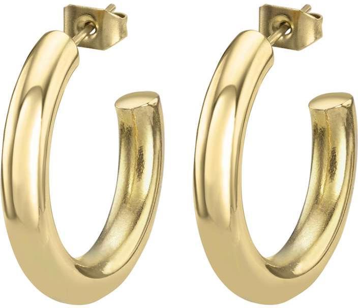 Earrings (Stainless steel, PVD coating (gold coloured))