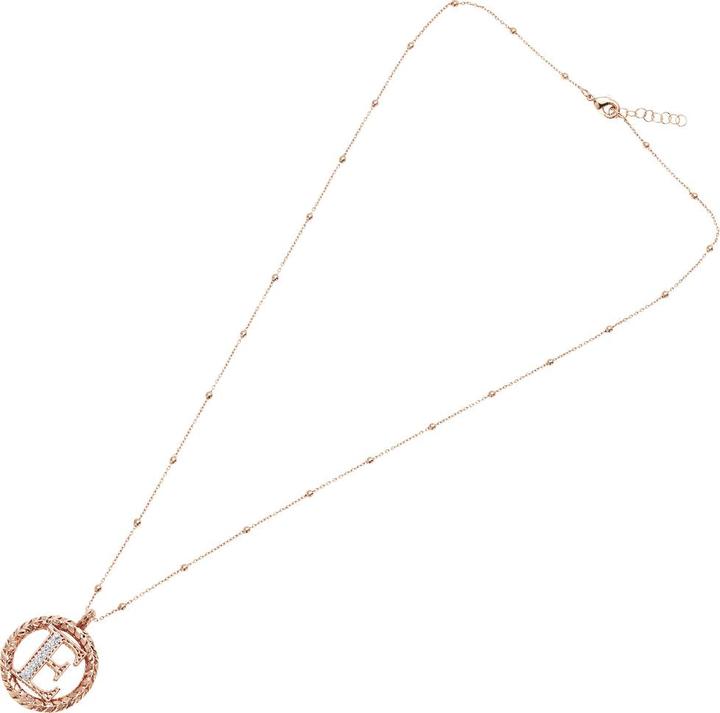 Image du produit Ottaviani Collier en bronze doré rose avec paillettes d'argent