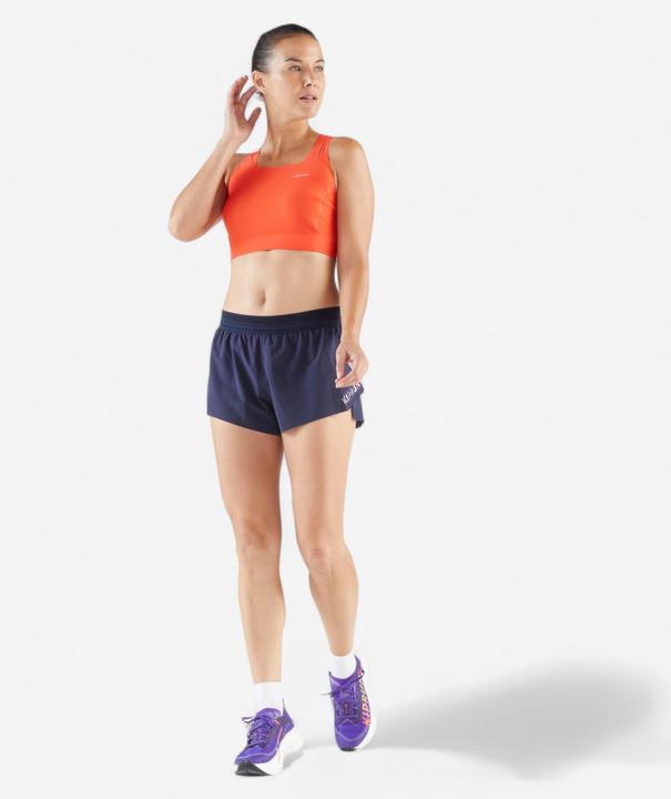 Immagine prodotto Kiprun Women's Lightweight Running & Trail Shorts - Run 900 Light - Navy blue (XL)