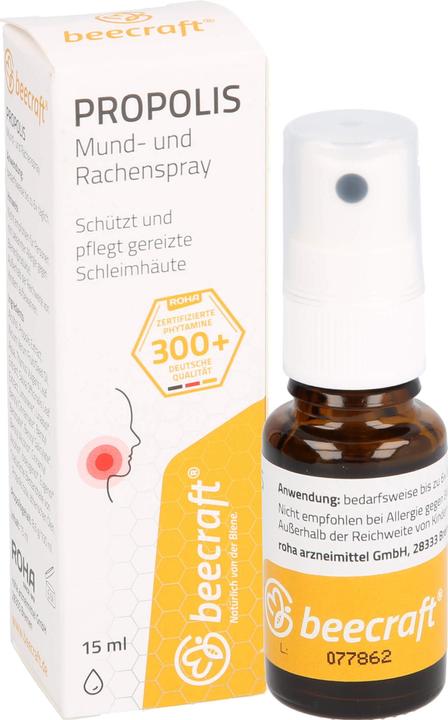 Image du produit Sanhelios beecraft Spray buccal et pharyngé à la propolis, solution de 15 ml (15 ml)