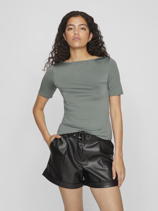 Actual product image Vila Boat-neck top with short sleeves (XL)