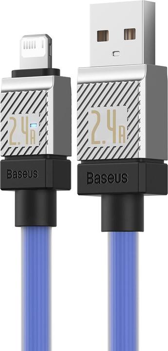 Immagine prodotto Baseus Cavo di ricarica rapida da USB-A a Lightning CoolPlay Series 2m, 2,4A (blu) (2 m, USB 3.0)
