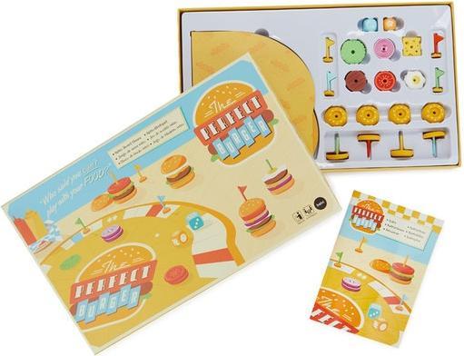Actual product image Balvi Retro board game THE PERFECT BURGER