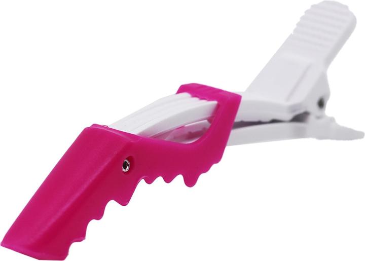 Produktbild Bate Croc Haar Clips Plastic 6 stk (rosa-weiss) (6 Stk.)
