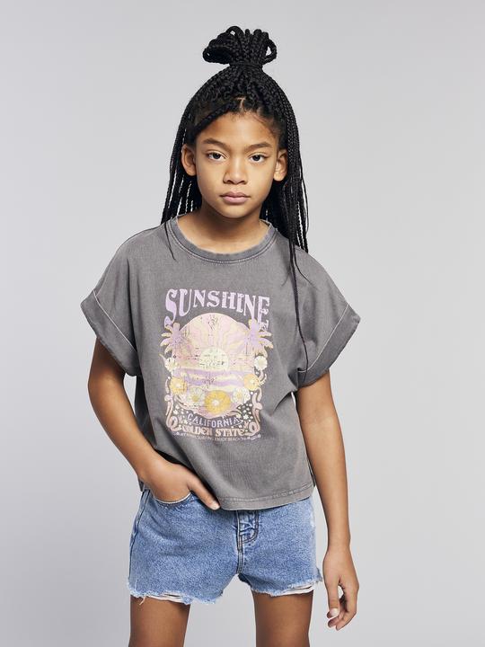 Actual product image Jonen Girls' T-shirt SUNSHINE CALIFORNIA (146)