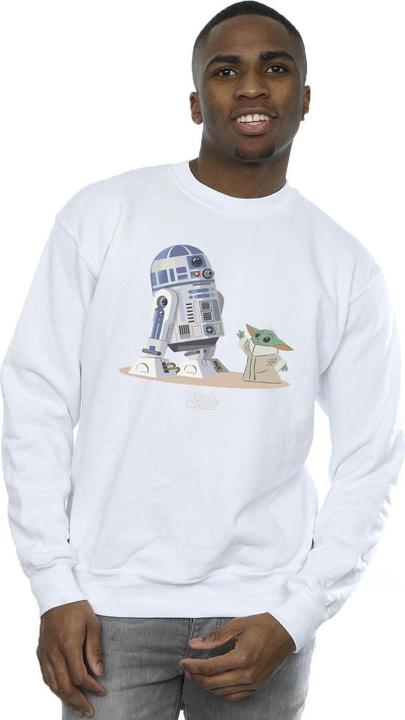 Immagine prodotto Star Wars The Mandalorian R2D2 And Grogu Felpa Uomo (L)