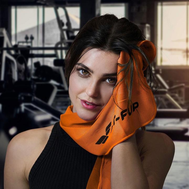Produktbild Fit-Flip Airflip Towel Kühlhandtuch Mikrofaser mit Tasche 100x30cm (100 x 30 cm)