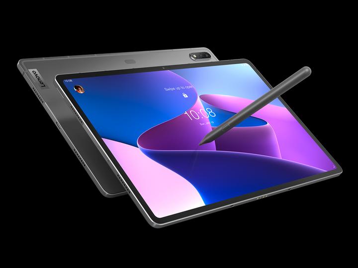 Image du produit Lenovo Tablet Tab P12 Pro inclus clavier CH et Precision Pen 3 (WLAN uniquement, 12.60", 256 Go, Storm Grey)