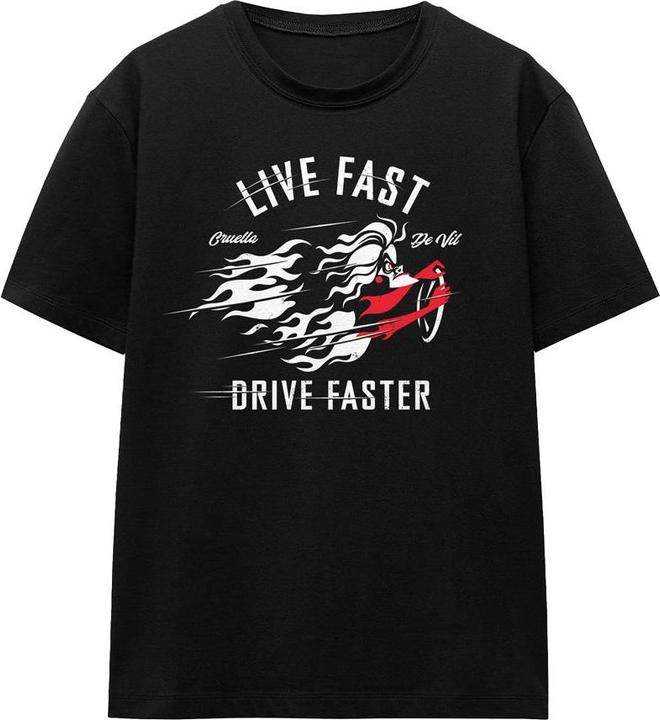 Produktbild Disney Villains Live Fast Drive Faster TShirt (XXL)