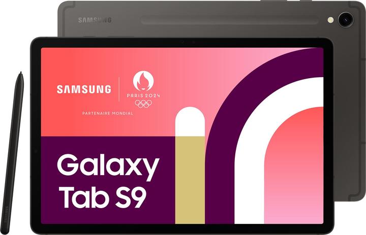 Produktbild Samsung Galaxy Tab S9 (nur WLAN, 11", 128 GB, Graphite Grey)