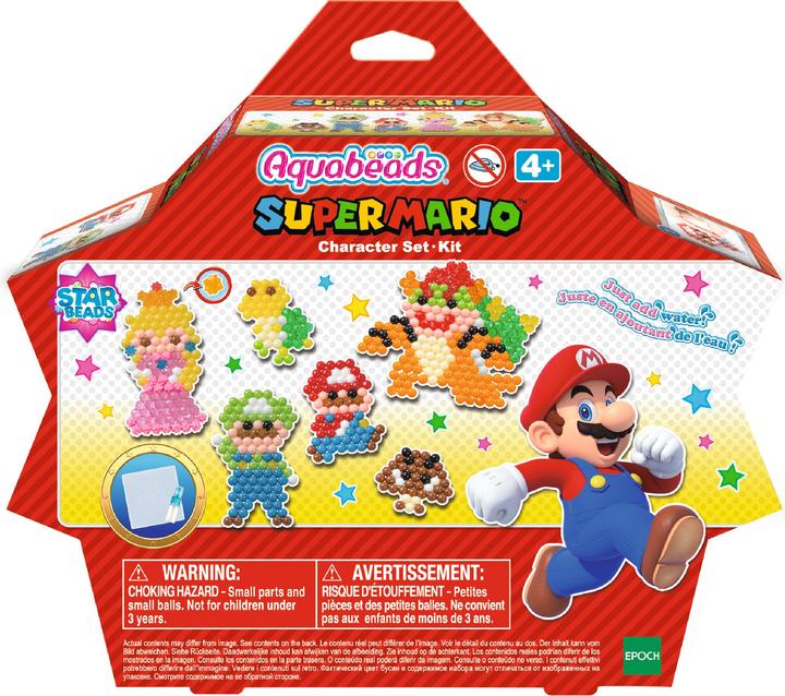 Actual product image Aquabeads Star Beads Super Mario