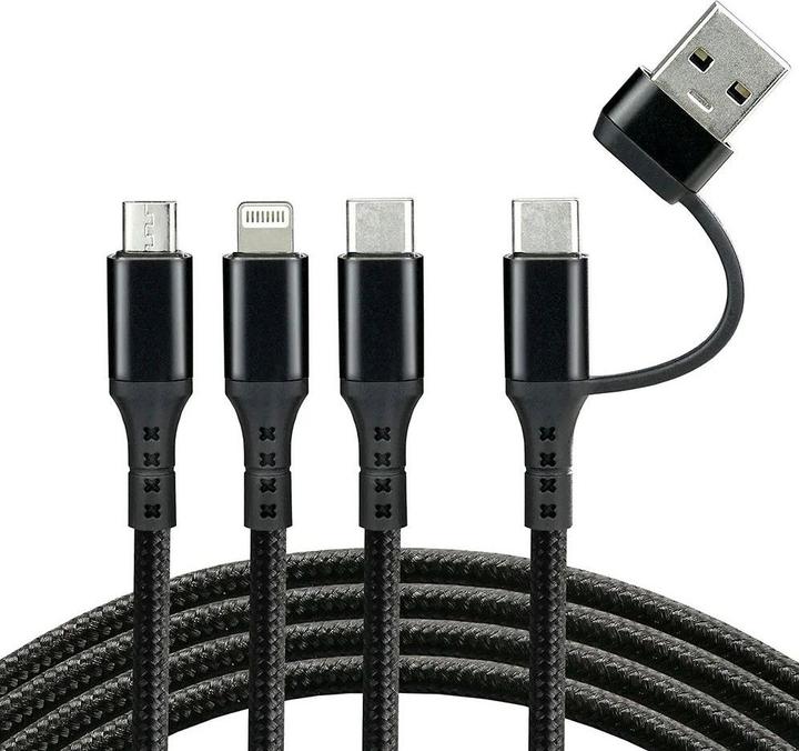 Everactive 5 in 1 Ladekabel (1.20 m, USB 2.0)