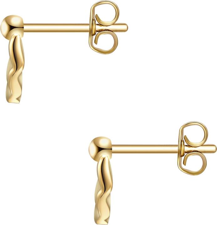 Produktbild Lulu & Jane Damen Ohrringe Fächer Messing - 35660 (Messing)