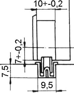 Actual product image Werkstarck Schiebetür-Führungsschienen