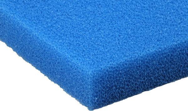 Produktbild JBL Aquaristik und Terraristik Filterschaum, 50 x 50 cm H 5 cm, blau, grob, 10 ppi (Innenfilter, Süsswasser)