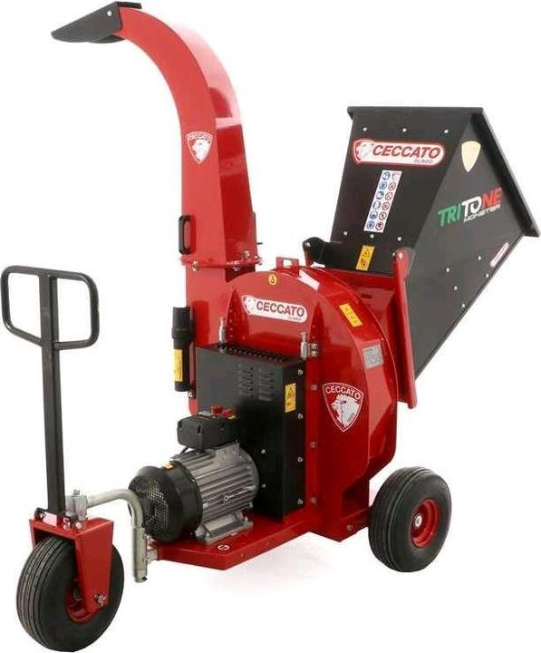 Produktbild Ceccato Tritone Monster Electric Elektrischer Gartenhäcksler Dreiphasig 12,5 PS