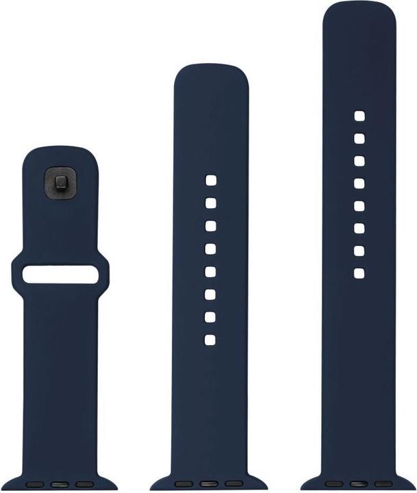 Produktbild Fixed Silikonarmband für Apple Watch 42/44/45 mm, blau