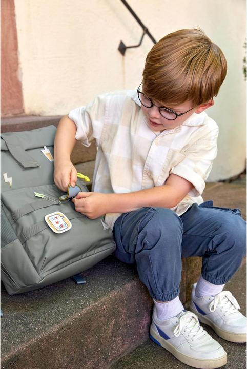 Produktbild Lässig Kinderrucksack Rolltop Medium Grün (12 l)