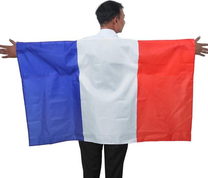 Produktbild Sonia Originelli Fan Poncho Umhang Flagge Frankreich
