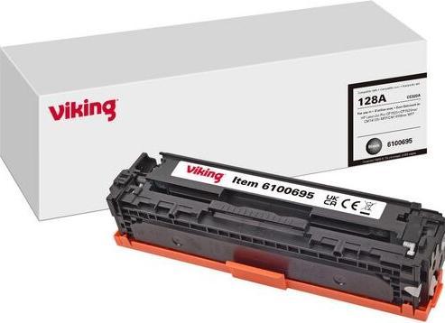 Actual product image Viking Toner cartridge Compatible HP 128A CE320A Black (FC)