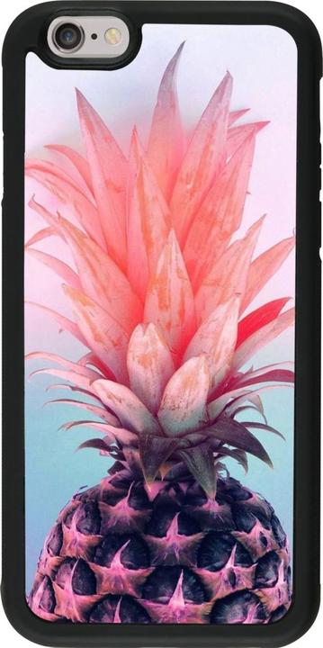 Immagine prodotto PhoneLook Cover Silicone Nero Viola Rosa Ananas (Apple iPhone 6)