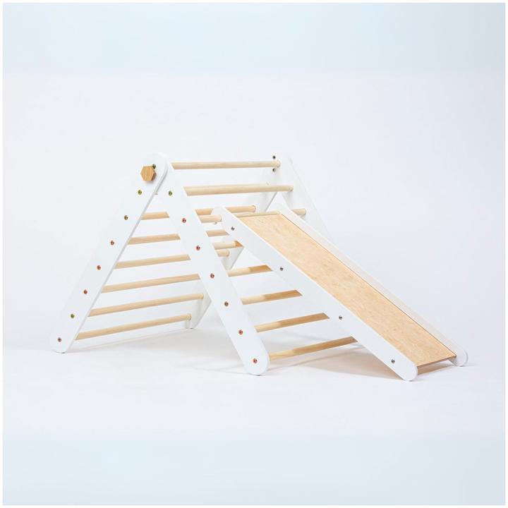 Actual product image Duck Woodworks Climbing triangle with slide