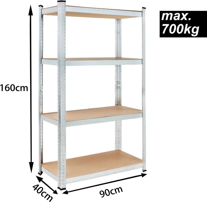 Image du produit Monzana 2x étagère heavy duty