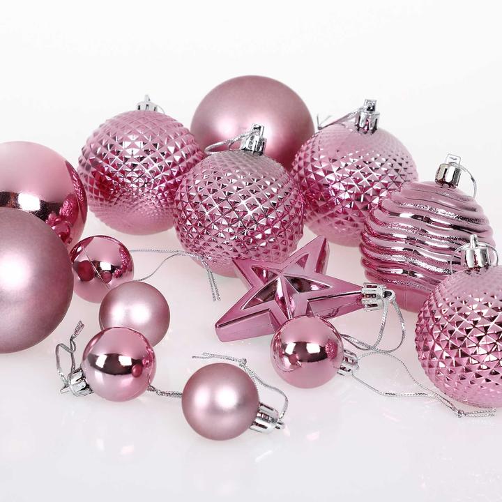 Immagine prodotto Deuba 66tlg palle dell'albero di Natale argento (66 -parte)