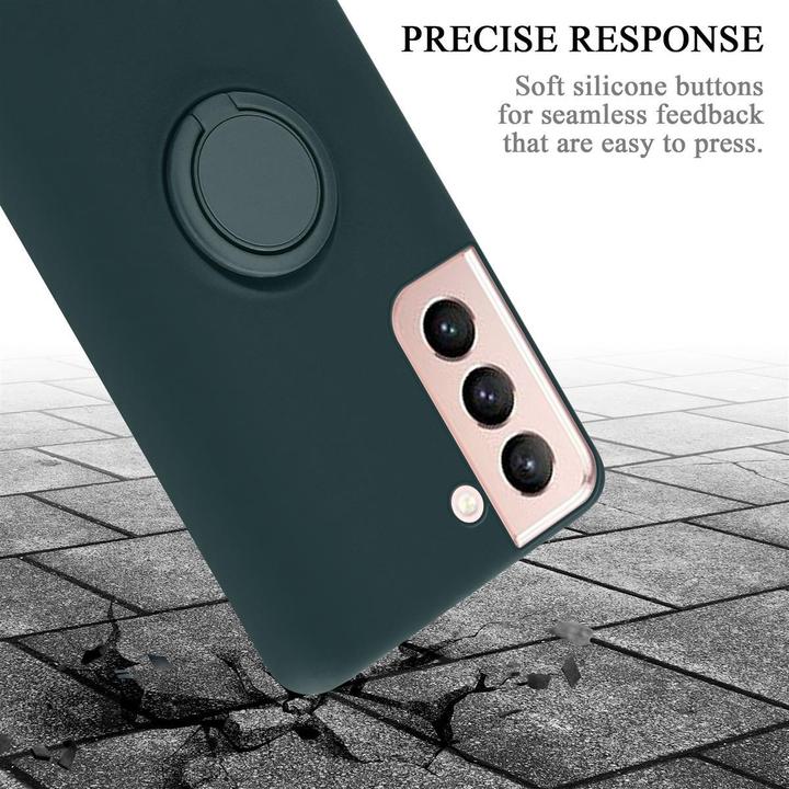 Productafbeelding Cadorabo TPU Vloeibare Ring Silicone Hoesje (Samsung Galaxy S21 5G)