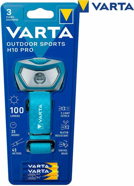 Produktbild Varta Taschenlampe Outdoor Sports H10 Pro 3AAA (100 lm)