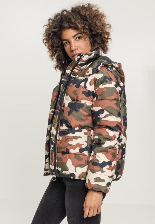 Actual product image Urban Classics Ladies Boyfriend Camo Puffer Jacket (4XL)