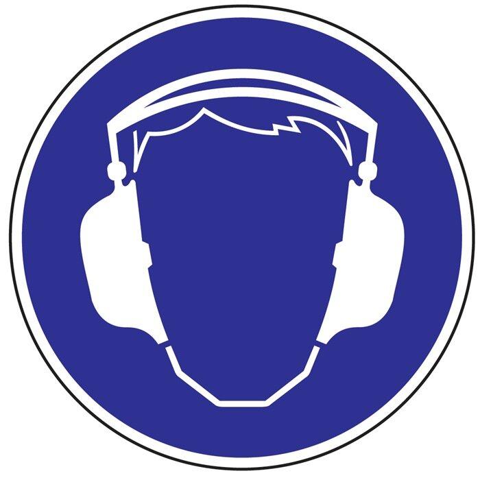Actual product image HP Autozubehör Commandment sign ASR A1.3/BGV A8 Use hearing protection Slide