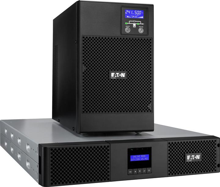 Actual product image Eaton 9E Rack UPS, 1ph, on-line, 3000VA (3000 VA, 2700 W, Online double converter UPS)
