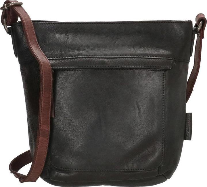 Produktbild Hide & Stitches Highland Park Umhängetasche - Schwarz - 100% Leder