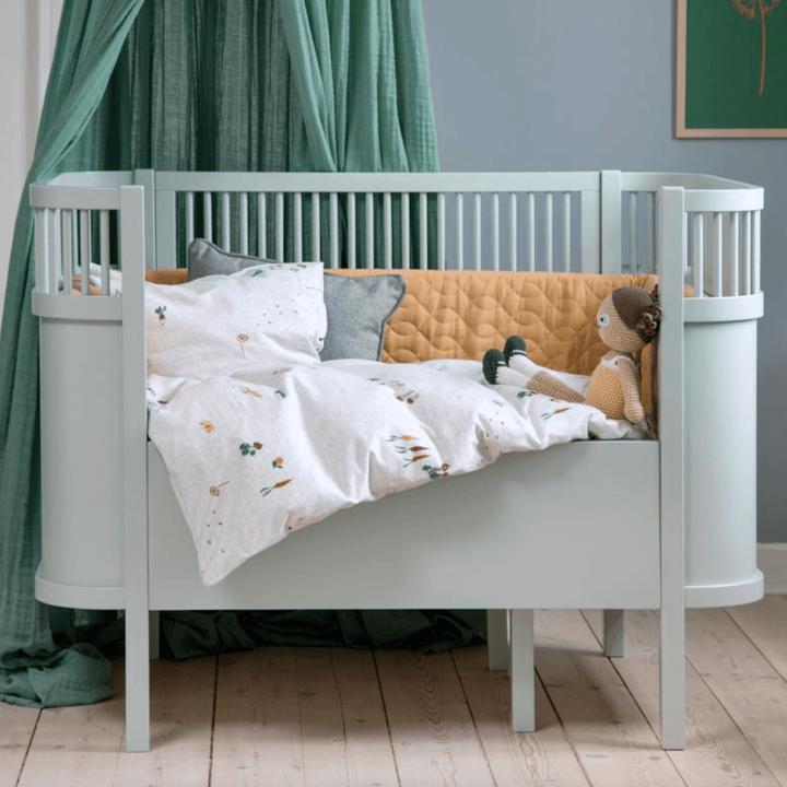 Actual product image Sebra Baby & Junior Bed Mist Green (70 x 110 cm)