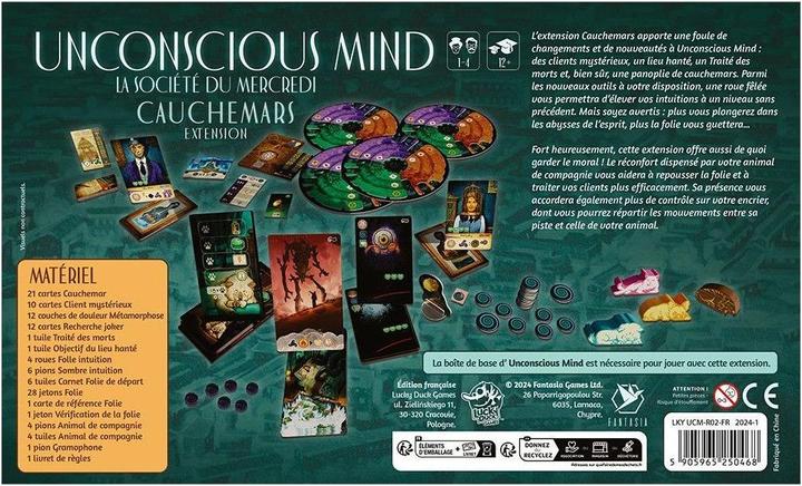 Actual product image Unconscious Mind : La Société du Mercredi - Extension Cauchemars (French)