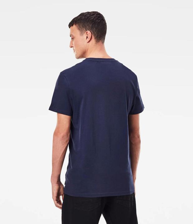 Actual product image G-Star Printed Graphic Eight T-Shirt Regular Fit Sartho Blue (L)
